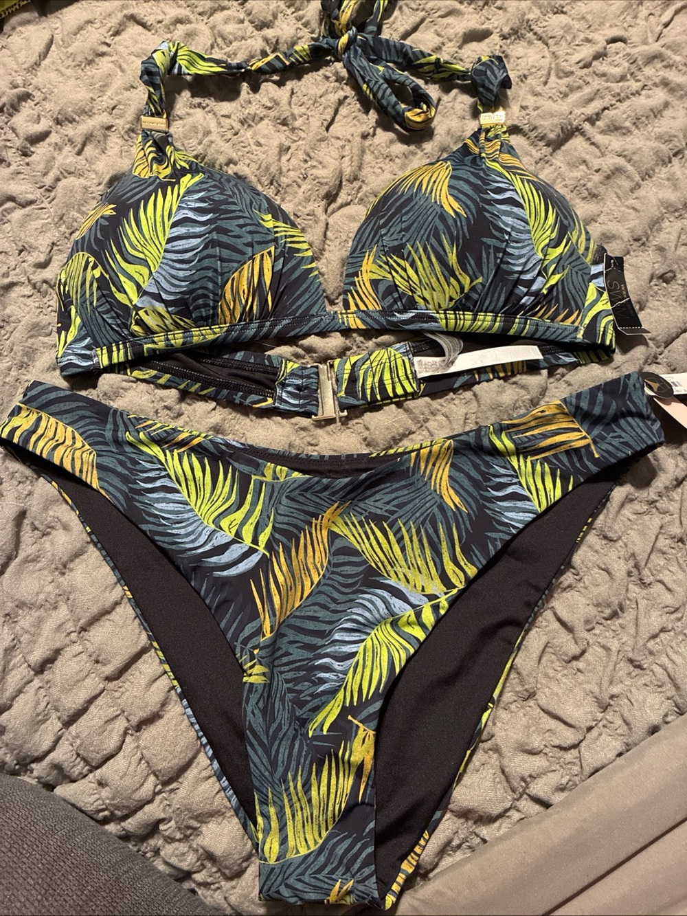 Victoria secret ladies padded bikini set size XL